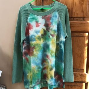 Lori Goldstein multi colored sweater. Size Small.